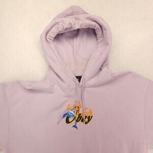 Obey Casual Long Sleeve Pullover Hoodie Mens Size Large L Purple